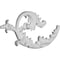 Ekena Millwork 12"W x 6"H x 3/4"P Lauren Onlay, Left ONL12X06X00LN-L - alternate 3